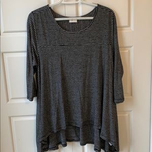 Striped Anthropologie top